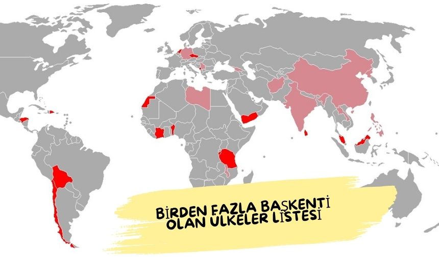 Birden Fazla Başkenti Olan Ülkeler Listesi